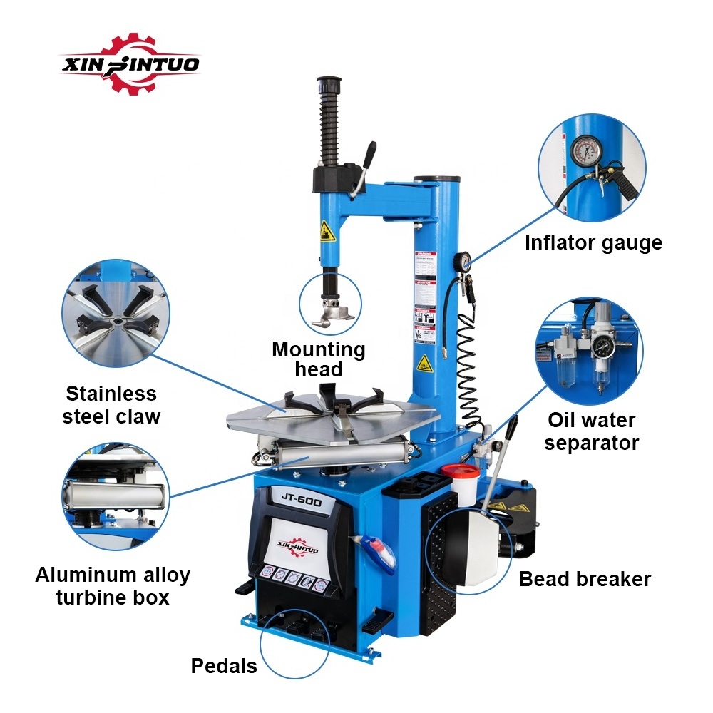 Xinjintuo Cheap price touchless/Swing Arm tire changer machine and tire balancer machine set for tire repairing