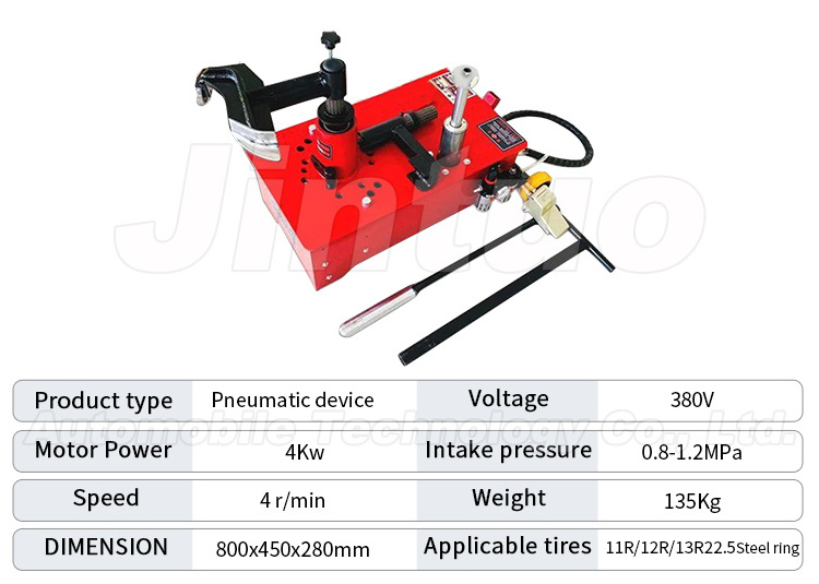 Tire changer demount tool mobile mounting head tire changer truck tire changer machine