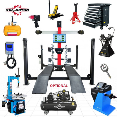 Xinjintuo Garage Equipment Tools Tire Service Price Wheel Balancer 4 post Car Lift Wheel Alignment Machine Tire Changer