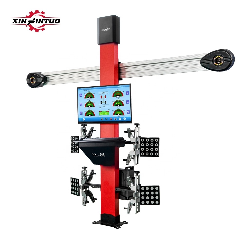 Xinjintuo Tyre Changer Wheel Balancer 4 post Car Lift 3d Wheel Alignment equipment full set for car workshop repair