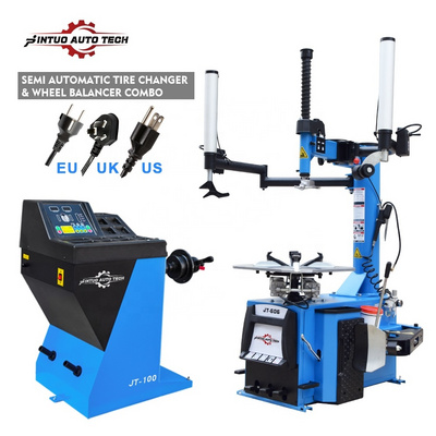 Jintuo touchless Swing Arm tyre changer and wheel balancer/tyre changer machine price/mobile truck tyre changer tire removal mac