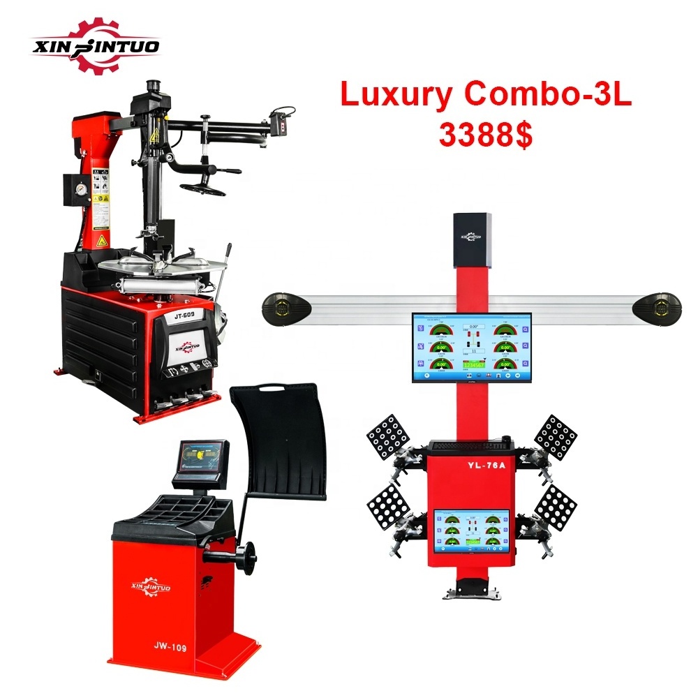 Xinjintuo 3d Wheel Alignment Tire Changer Machine Tire Machine Changer Tire Machine And Balancer Combo