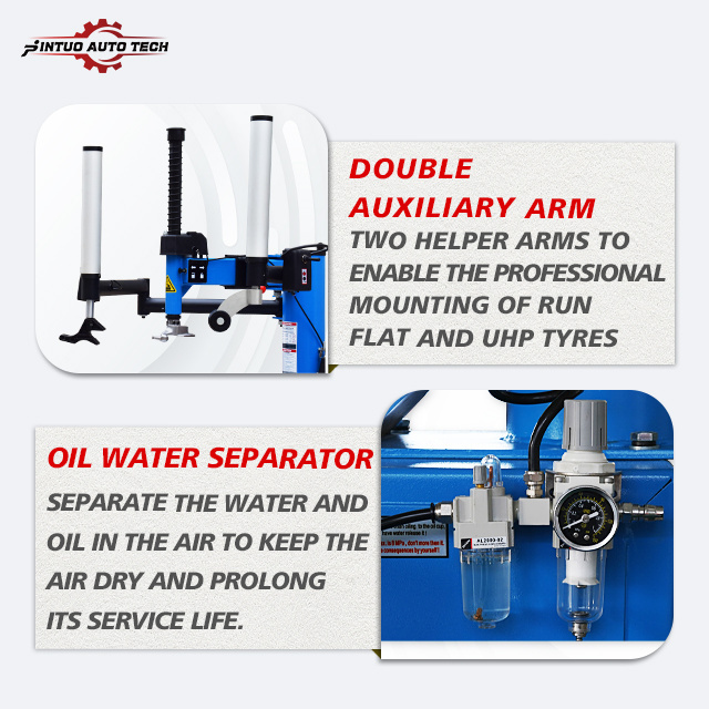 Jintuo Top sale mobile cheap price pneumatic touchless Swing Arm portable motorcycle tyre remove automatic tire changer machine