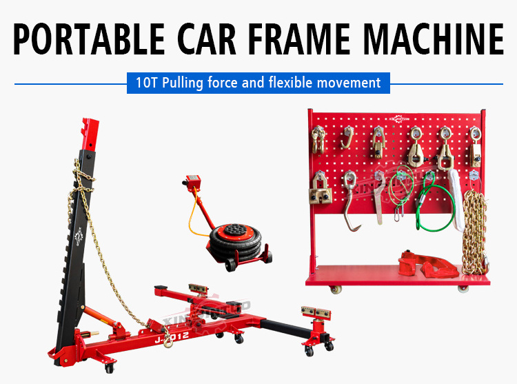 Xinjintuo Portable o liner chassis collision repair equipment shop auto body pulling straightening car bench frame machine