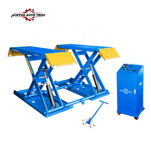 Jintuo Oem Brand auto hoist shop hydraulic car lifts lifting machine portable mid rise car scissor lift for sale