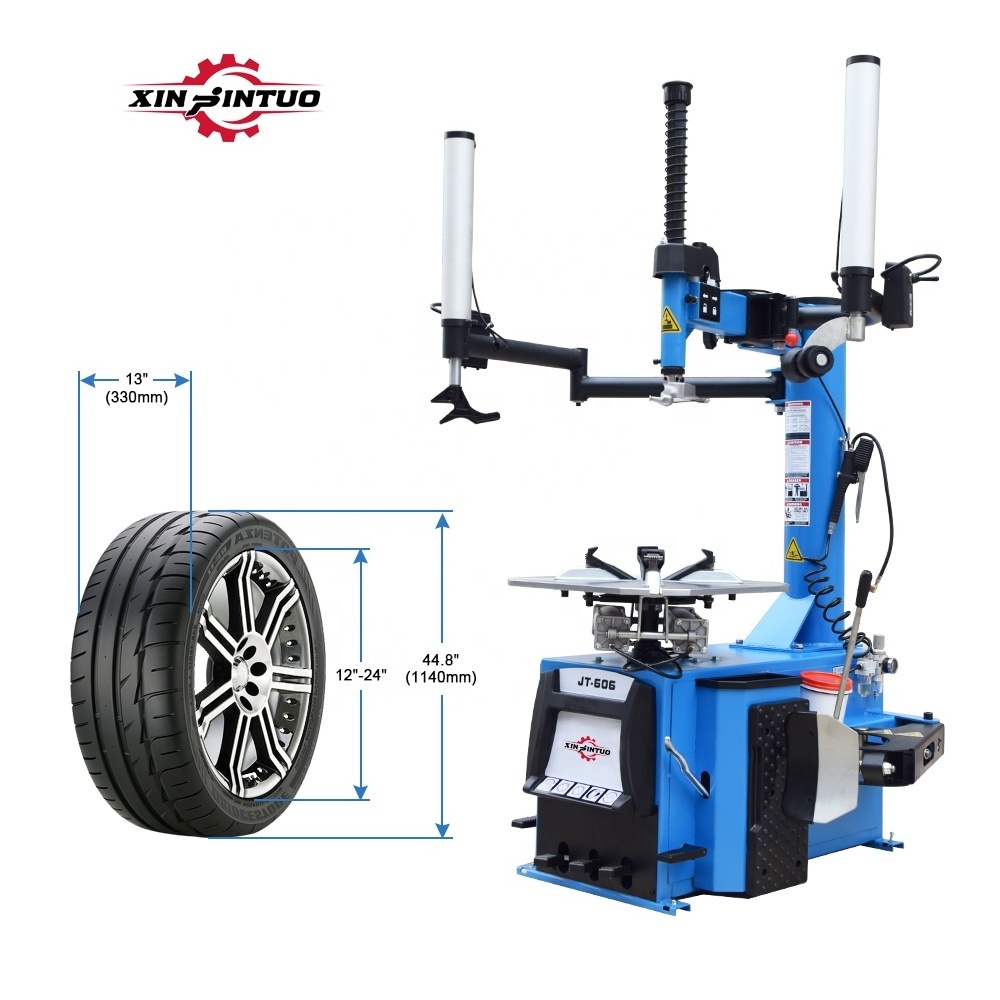 Xinjintuo High Quality heavy duty cheap price portable manual touchless Swing Arm Tire Changer and Wheel Balancer machine Combo