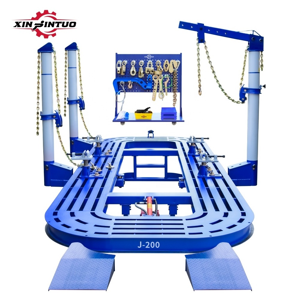 Jintuo hot sale factory price car bench o liner 360 chassis straightening auto body repair equipment car frame machine for sale