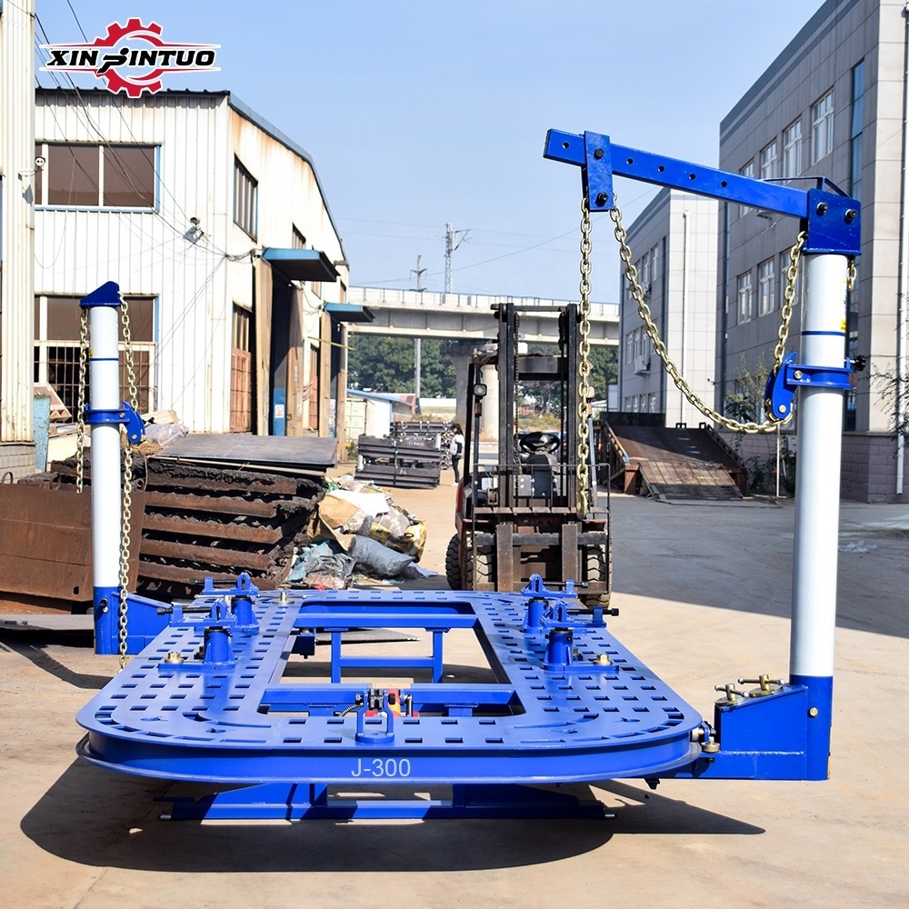 Jintuo ce approved car body repair equipment car pulling bench /body pulling machine