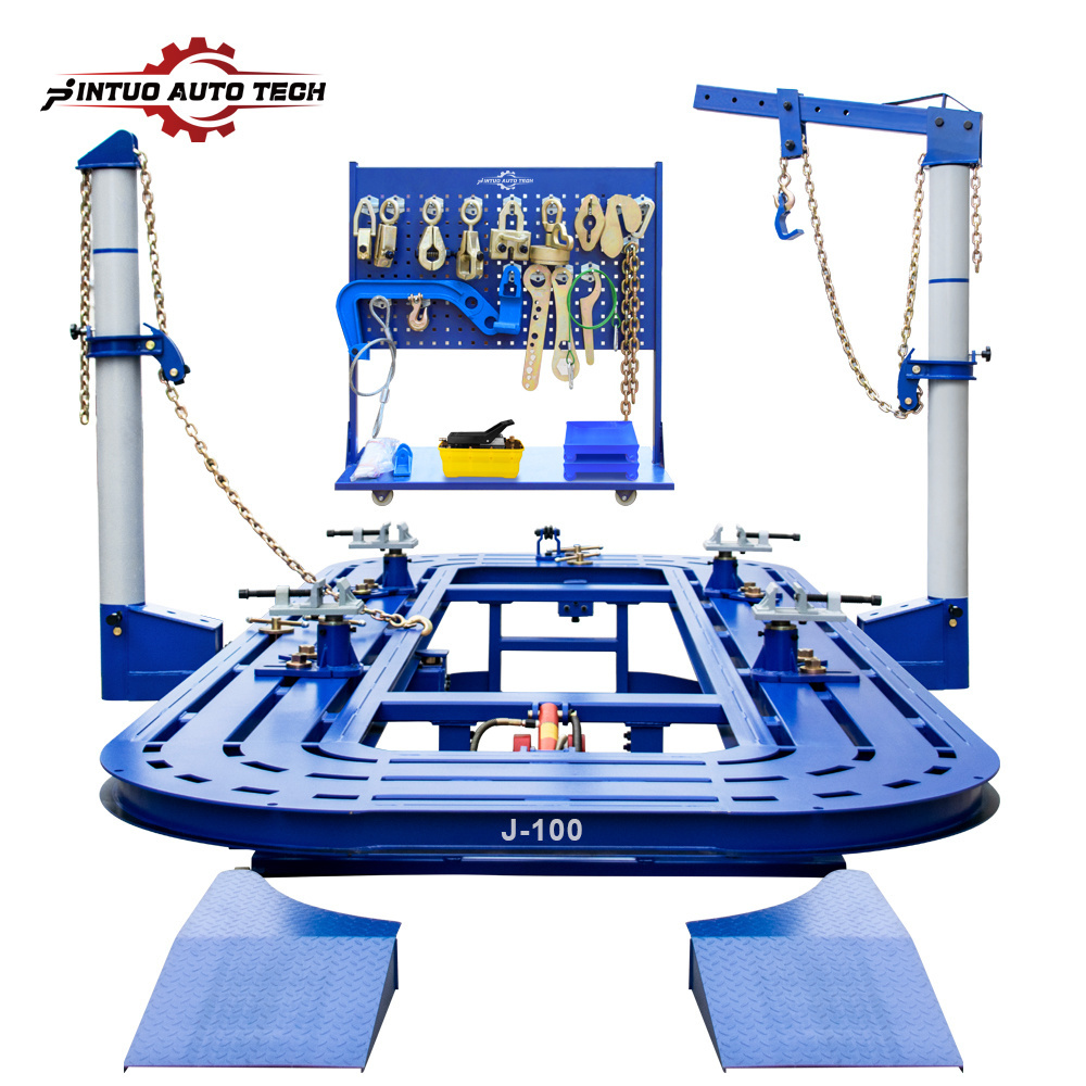 Jintuo CE car bench chassis straightener pulling machine/auto body repair equipment/ o liner car frame machine shop auto body