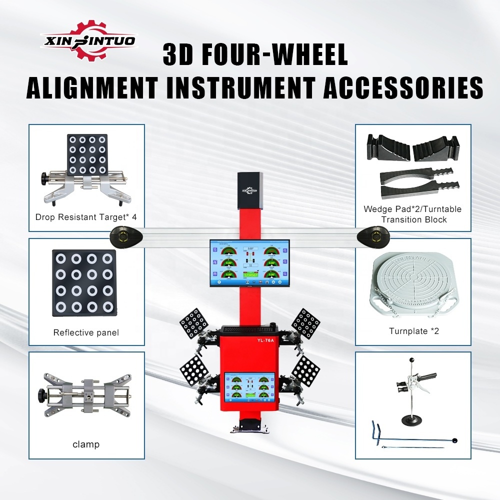 Xinjintuo Workshop equipment four wheel alignment machine full set Wheel Balancer And Tire Changer