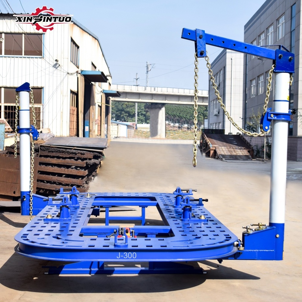 Xinjintuo car chassis straightening bench auto body repair frame machine with clamps & pulling towers for all kinds of vehicles