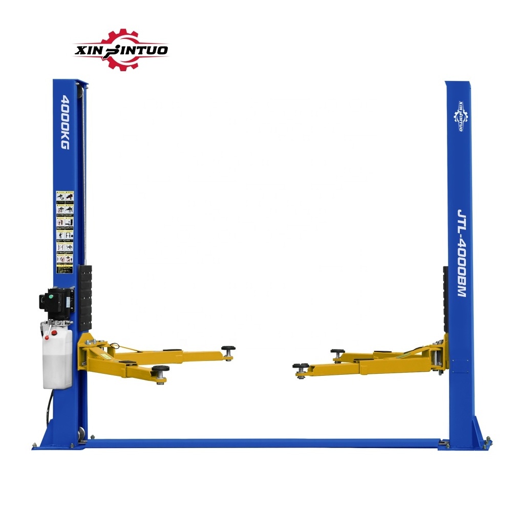 Xinjintuo workshop garage equipment cheap 4000kgs hydraulic auto lifter two column car lifts 2 Post Car Elevator lift for Sale