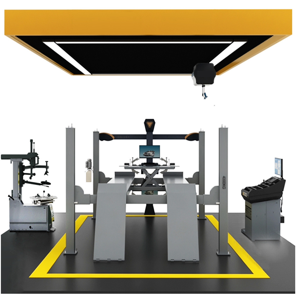 Jintuo 3d wheel alignment machine equipment combo car alignment machine 3d balancing machine full set