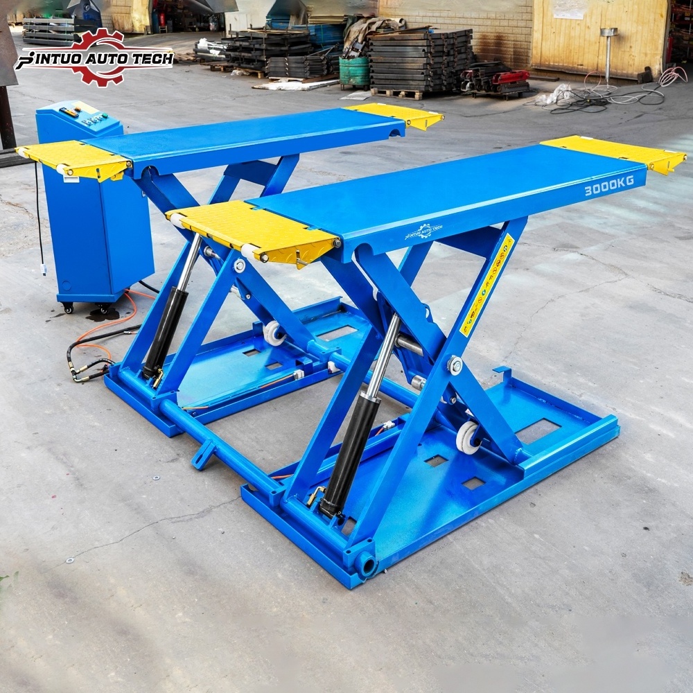 Jintuo Oem Brand auto hoist shop hydraulic car lifts lifting machine portable mid rise car scissor lift for sale