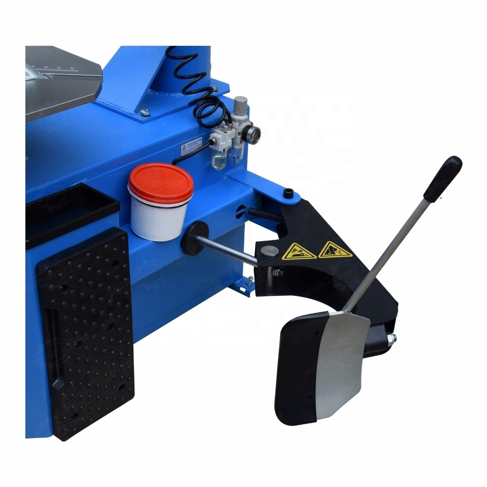 Jintuo Top sale mobile cheap price pneumatic touchless Swing Arm portable motorcycle tyre remove automatic tire changer machine