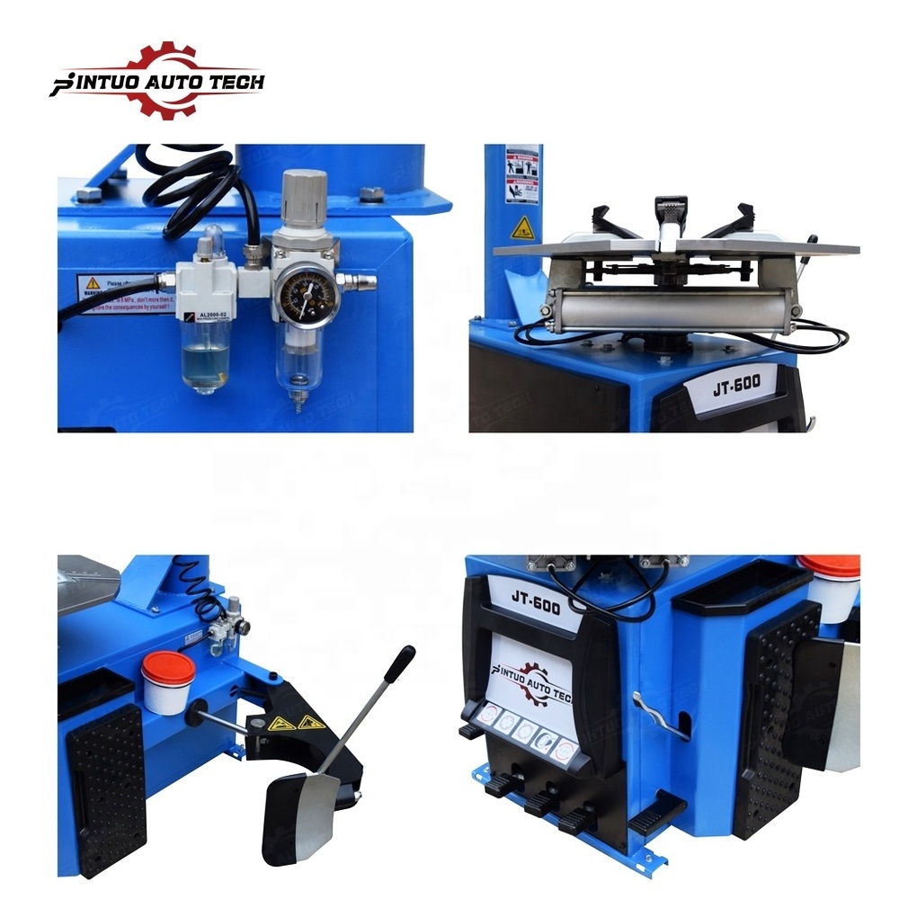 Jintuo Semi Automatic touchless tire changer tire changing machine auto tyre changer and balancer combo