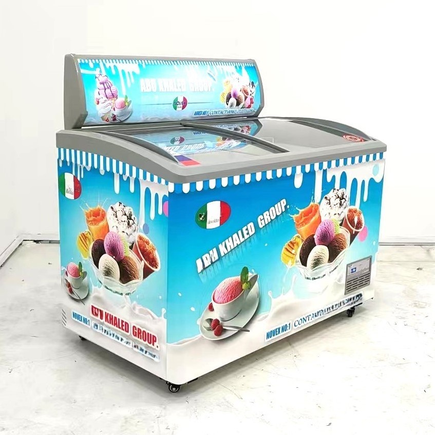 commercial display fridge freezer gelato ice cream display freezer stickers display freezers fridges