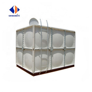 Grp Panel Tanks Large Volume Grp Modular Panel Water Tank Plc Cube Reservoir Water Tank For Fire Fighting