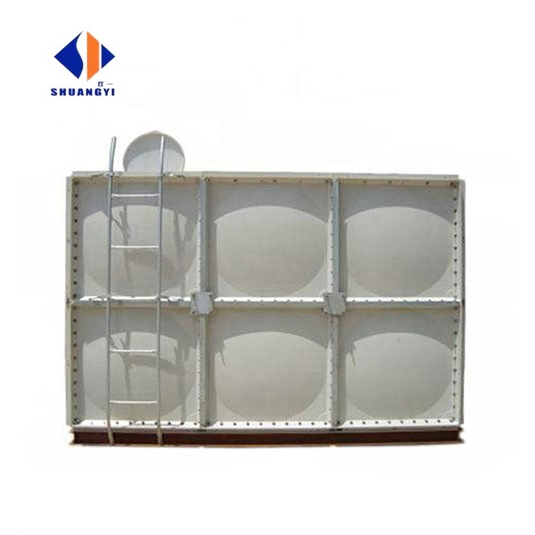 Grp Panel Tanks Large Volume Grp Modular Panel Water Tank Plc Cube Reservoir Water Tank For Fire Fighting