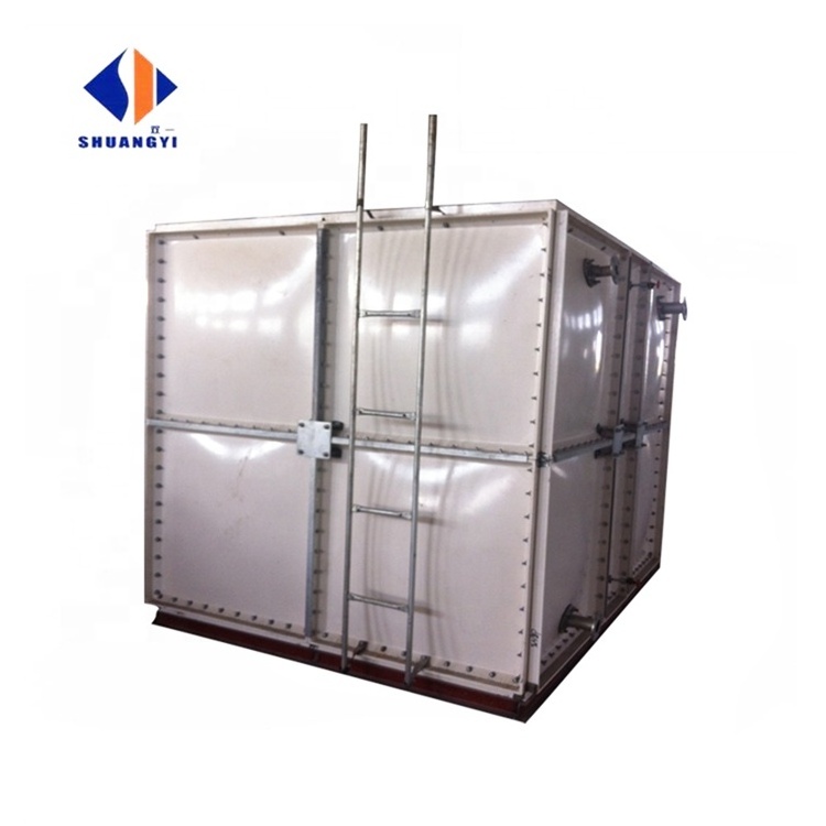 Grp Panel Tanks Large Volume Grp Modular Panel Water Tank Plc Cube Reservoir Water Tank For Fire Fighting