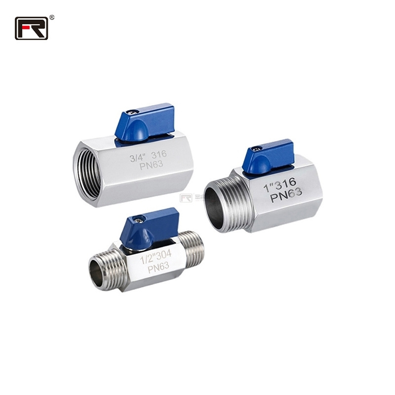 factory price Small ball valves Manual 1/4