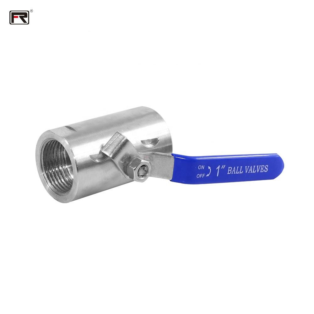 FURUI DN15 - DN100 ball and handle threaded WOG Stainless Steel  ball valve