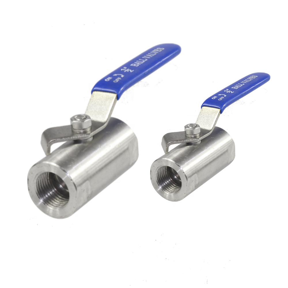 FURUI DN15 - DN100 ball and handle threaded WOG Stainless Steel  ball valve