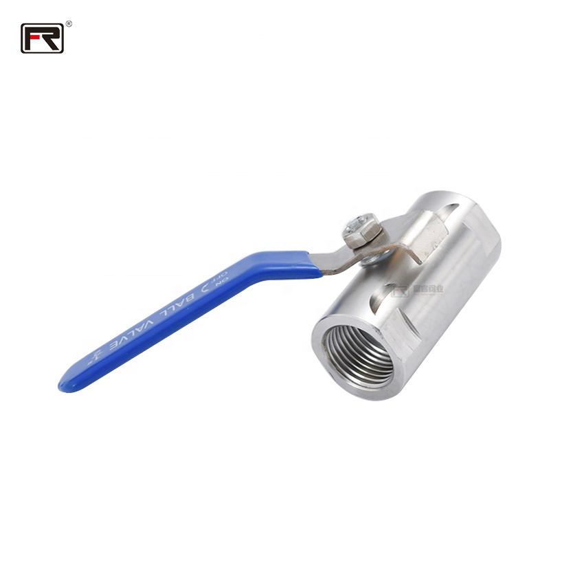 FURUI DN15 - DN100 ball and handle threaded WOG Stainless Steel  ball valve