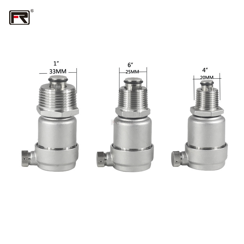 A type Stainless Steel 304 NPT BSP Automatic Release Exhaust Air Vent Valve