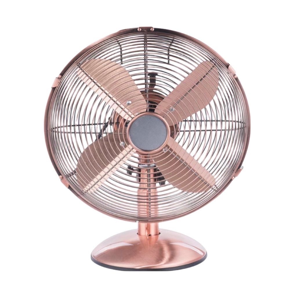 RV Metal Remote Control Household Commercial Hotel Outdoor Electric Bronzeplated ventilate retro fan