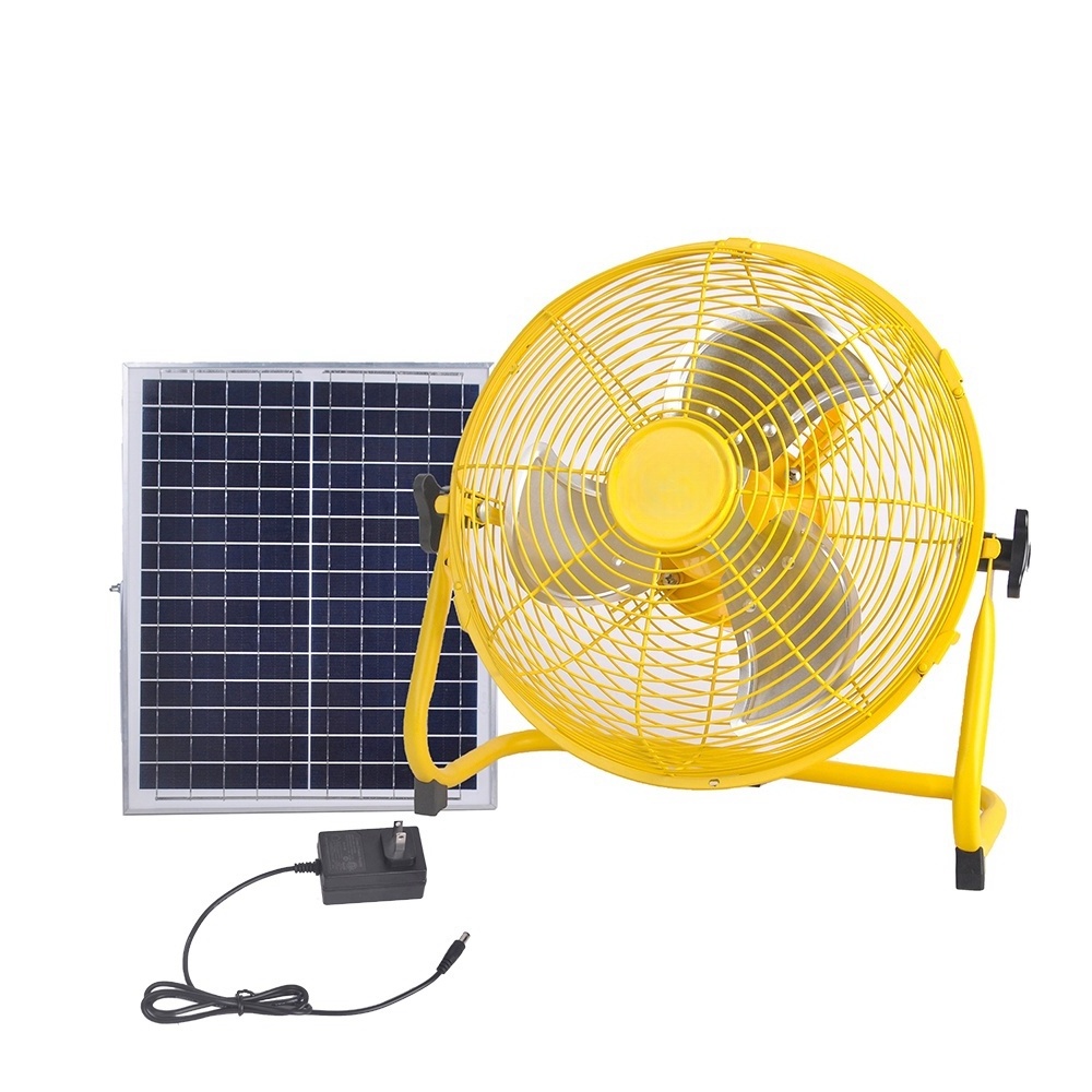 Made in China wholesale solar powered 14inch 15W solar attic solar fan with solar panel and battery