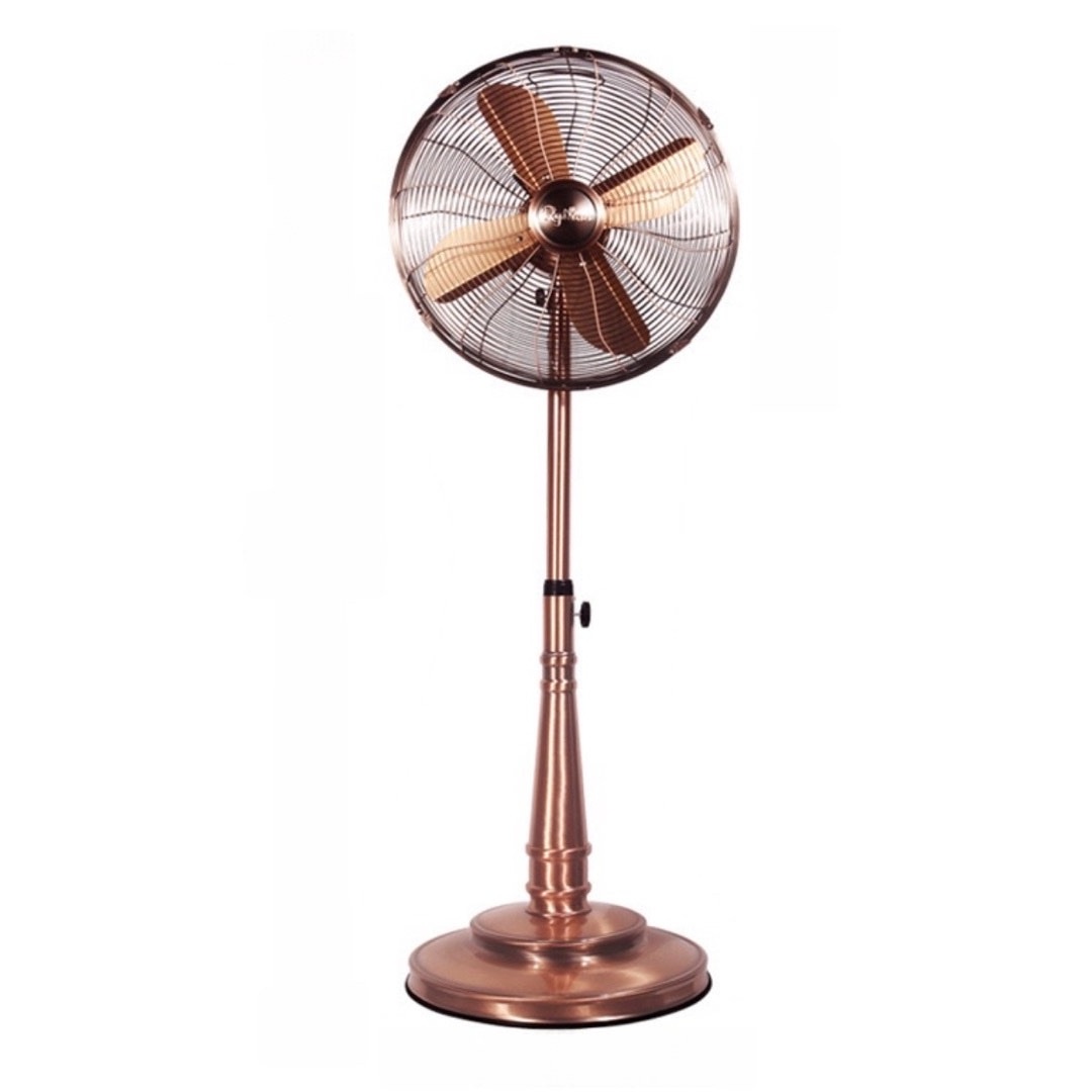 RV Metal Remote Control Household Commercial Hotel Outdoor Electric Bronzeplated ventilate retro fan