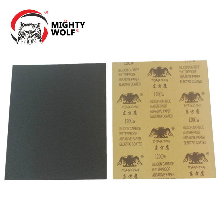 China manufacture east eagle gxk51 Abrasive Waterproof deerfos Sanding Paper sheet for Wood