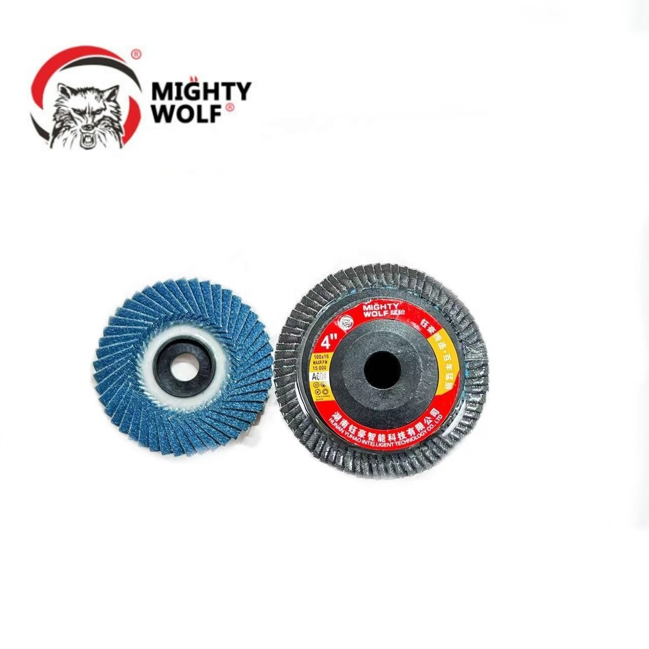 High Quality Mighty Wolf Grinding Wheel  Flexible Cutting Disc Angle Grinder Flap Disc