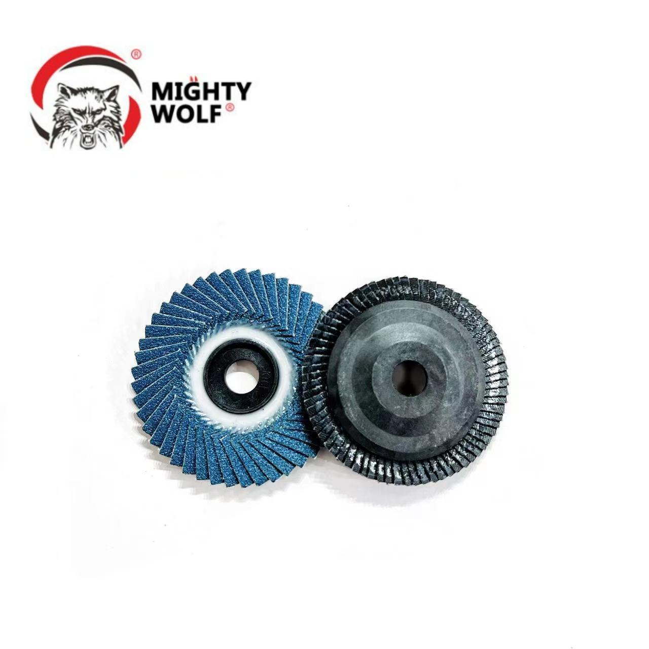 High Quality Mighty Wolf Flexible Cutting Disc Grinding Wheel Angle Grinder Flap Disc