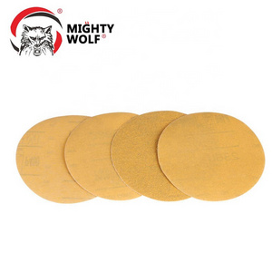 6 Inch 8 Holes Sanding Discs Orbital Hook and Loop Glass Metal  Round Disc Sandpaper