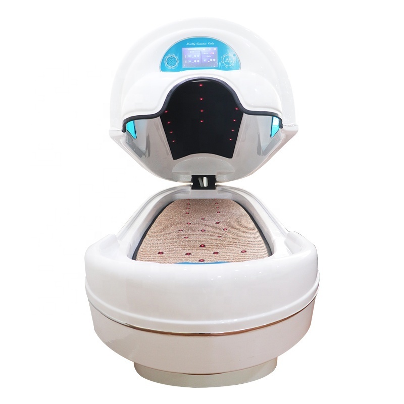 2023 Hot Sales Products Sauna Dry Spa Capsule Standing Red Light Therapy Bed with Infra Red Ozone PEMF Spa Sauna Machine