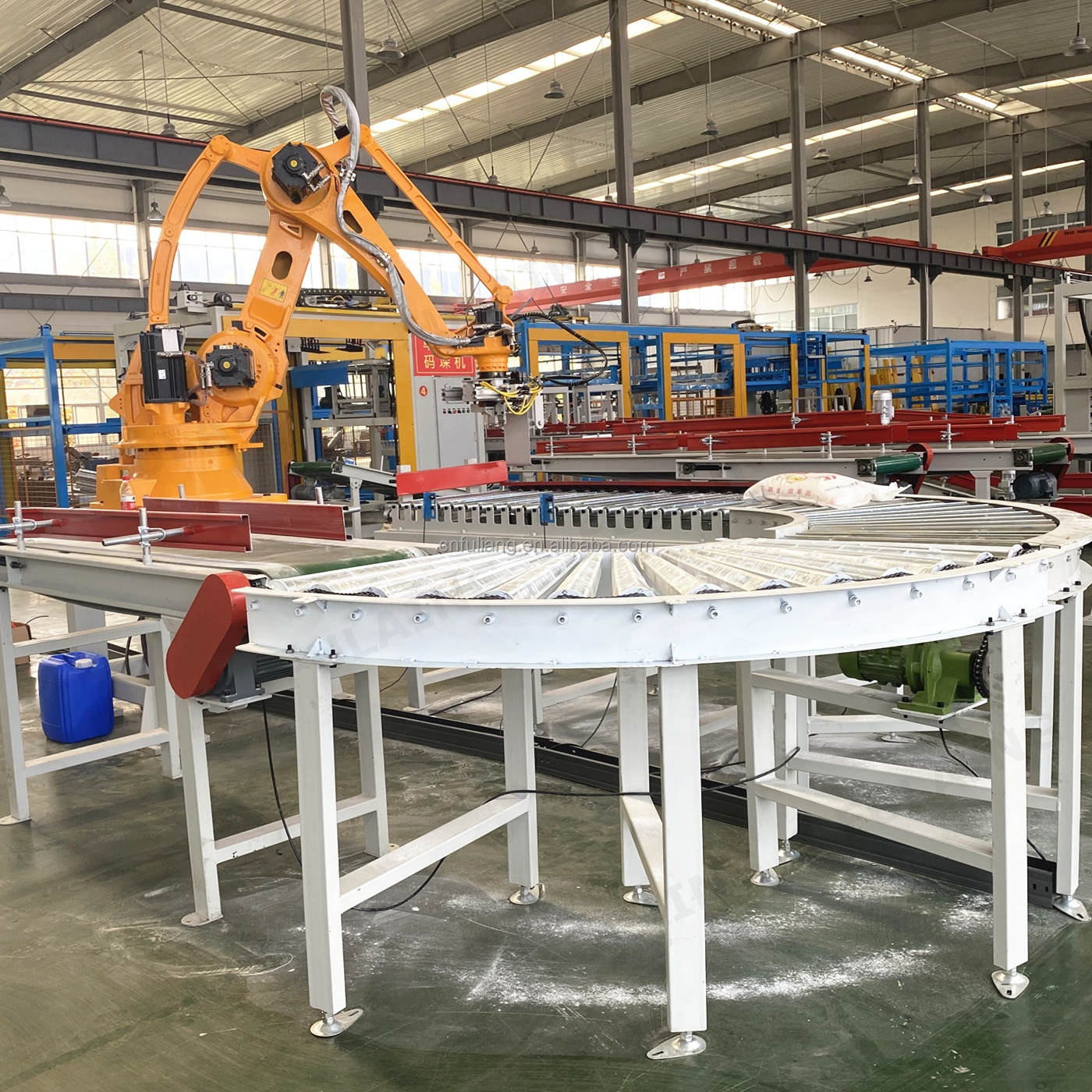 High Repeatability Palletizing Robot Arm Palletizer Palletizing Bags/Boxes Automatic Palletizer Machine