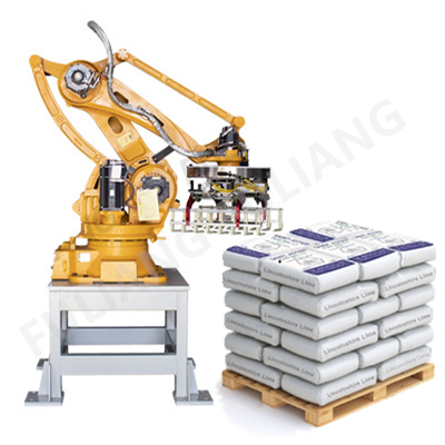 High Repeatability Palletizing Robot Arm Palletizer Palletizing Bags/Boxes Automatic Palletizer Machine