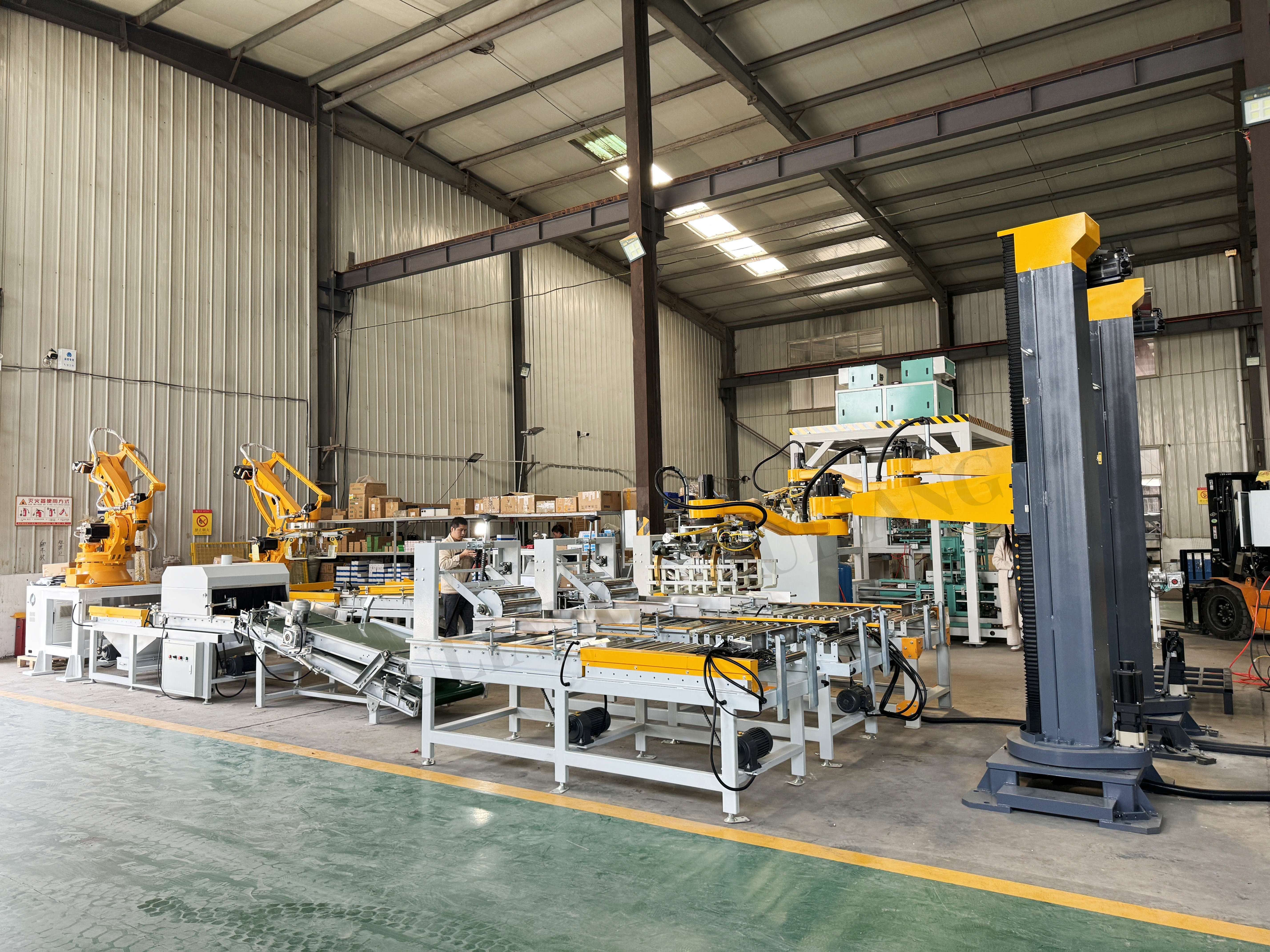 Automatic Industrial Robot Stacker Palletizer Stacking Machine For Box Pallet Stacker Automatic Column Palletizer