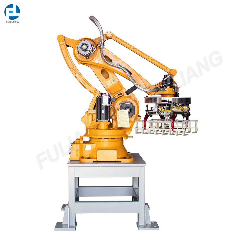 Hot Sale Automatic Bag/Carton/Box/Case Robotic Palletizer Packaging Machine with Robot Palletizer