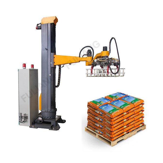 Automatic Industrial Robot Stacker Palletizer Stacking Machine For Box Pallet Stacker Automatic Column Palletizer