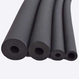 Funas black nbr closed cell elastomeric nitrile rubber hose air conditioners pipe insulation foam tube rubber thermal insulation