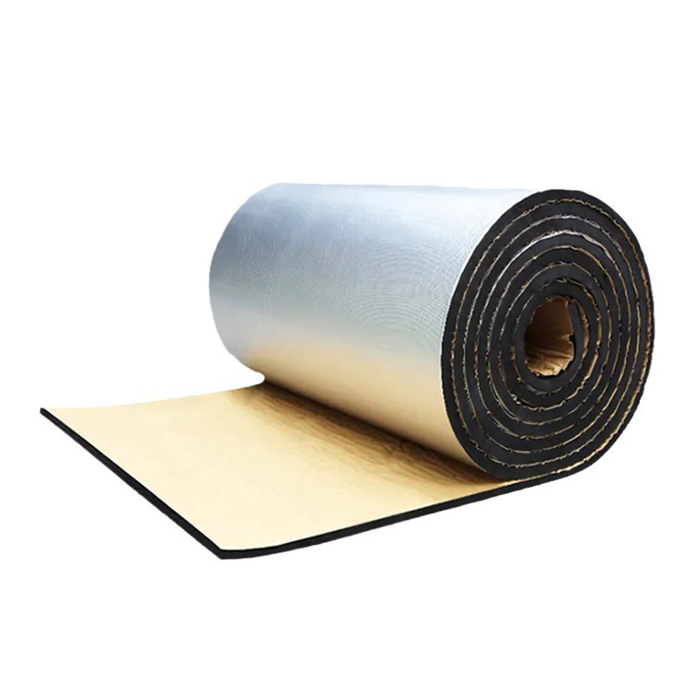 Funas nbr  nitrile rubber insulation sheet roll 5mm 10mm self adhesive rubber sheet for wall heat insulation material