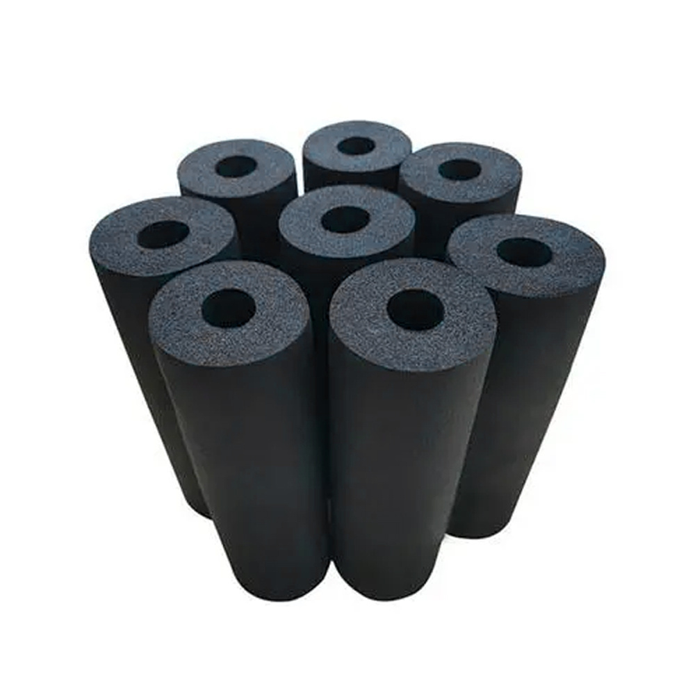 Funas black nbr closed cell elastomeric nitrile rubber hose air conditioners pipe insulation foam tube rubber thermal insulation