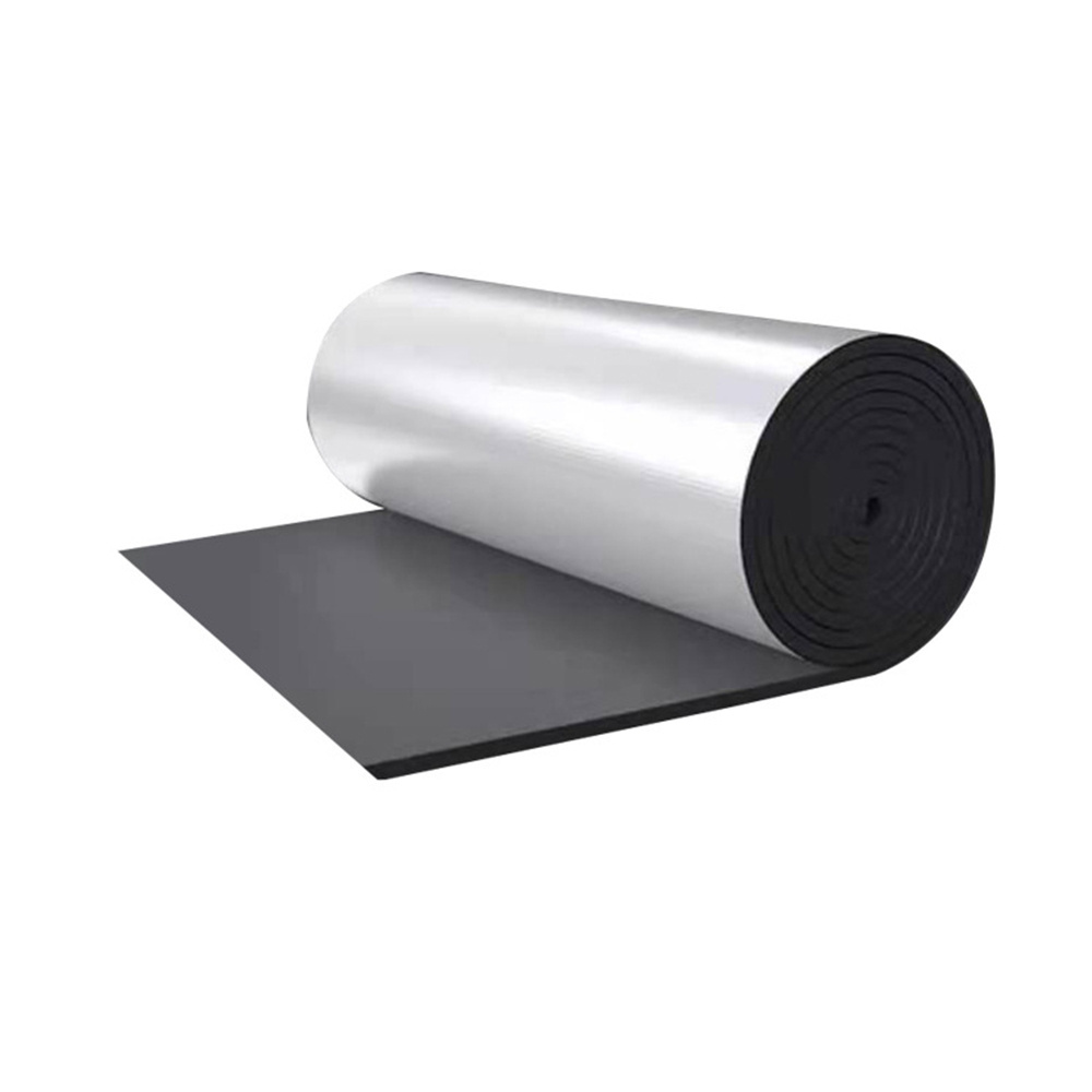 Funas nbr  nitrile rubber insulation sheet roll 5mm 10mm self adhesive rubber sheet for wall heat insulation material