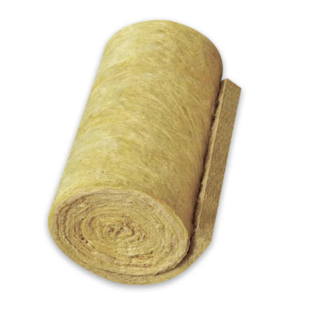 Funas rock wool insulation roll sound absorbing basalt rock wool fiber thermal insul rock wool blanket roll