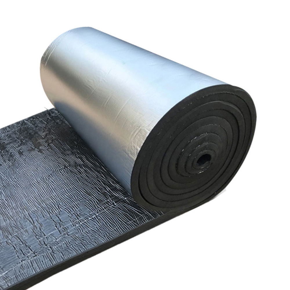 Funas thermal sheet insulation 10mm 50mm chemical heat resistant rubber sheets rubber insulation sheet manufacturers for hvac