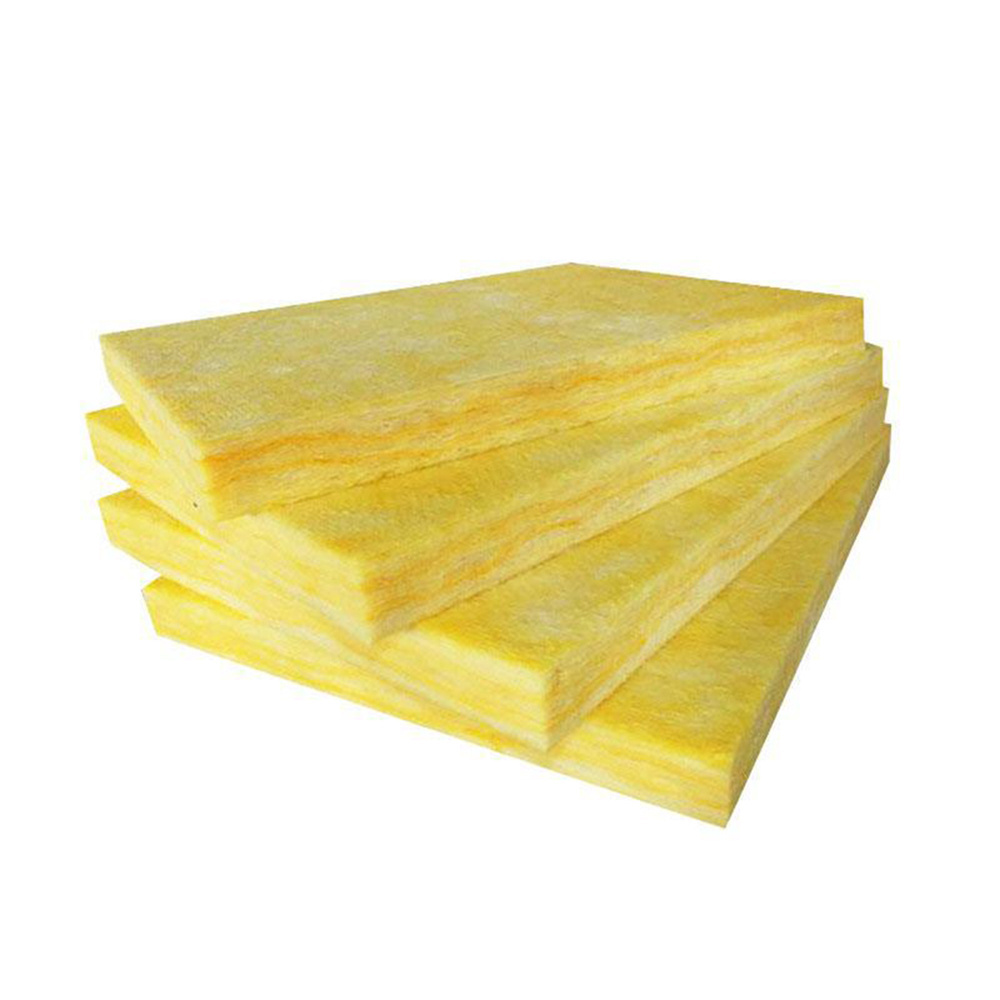 100kg/m3 Density Excellent Thermal Insulation Fireproof Performance Wall Thermal Insulation Glass Wool Board Panel