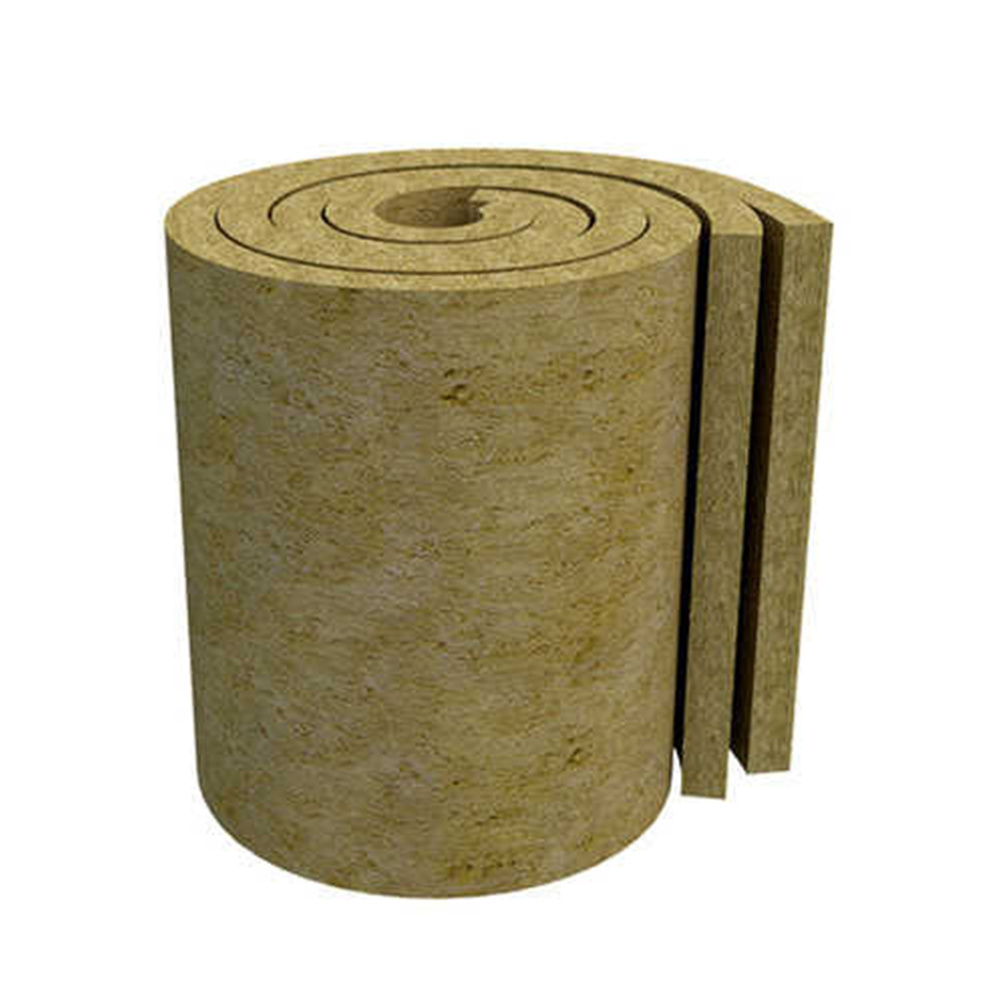 Funas rock wool insulation roll sound absorbing basalt rock wool fiber thermal insul rock wool blanket roll